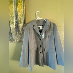 Classic Gray Women's Blazer Jacket